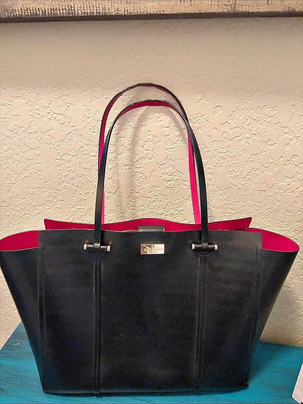 Kate Spade Tote Bag in Black & Pink